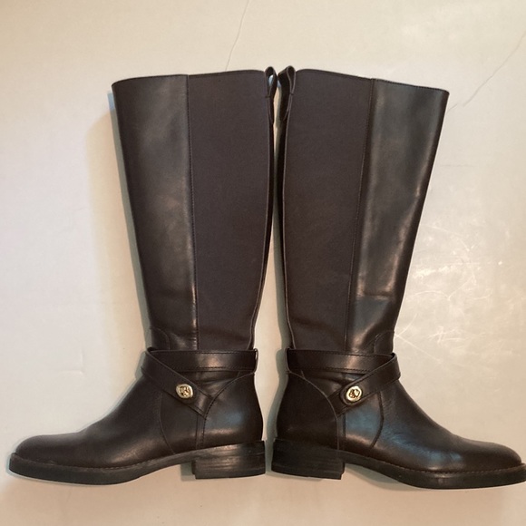 Coach turnlock Riding Boots Mahogany Brown tall Women’s sz 7 FG1010 - Picture 6 of 7